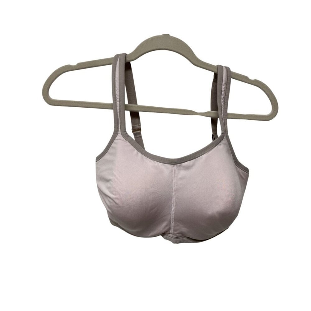 Natori Pink/Beige Yogi Contour Convertible Sports Bra  731050 Size 32H